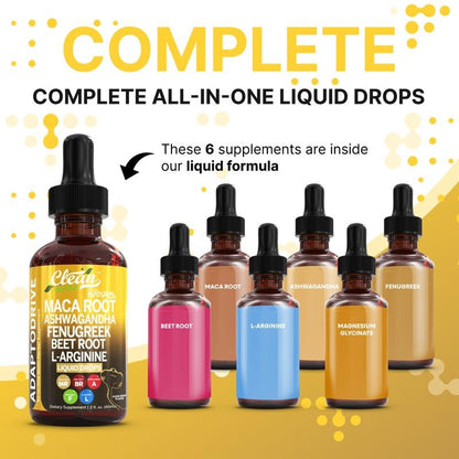 🌿 Organic Maca Root Liquid Drops – Natural Energy, Hormonal Balance & Vitality Boost 💪